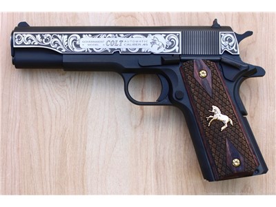 Engraved Colt 1911 government 45 new *AMAZING**