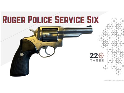 Ruger Police Service-Six Stainless Steel in 357 Magnum w/ 4" Barrel