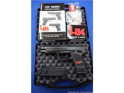 Heckler & Koch Model USP EXPERT Pistol H&K 9MM USP9 V1 10RD HK NEW 5.16" NR