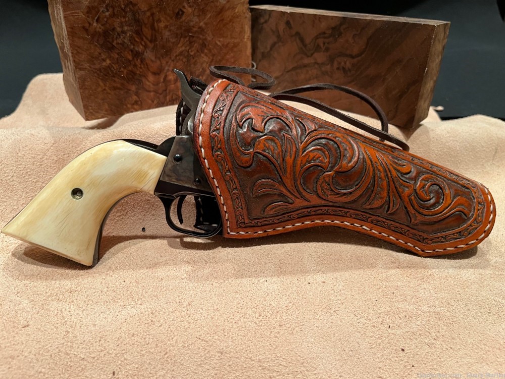 Colt Single Action Army/SAA/Clones Handmade Genuine Leather Holster 4.75"-img-0