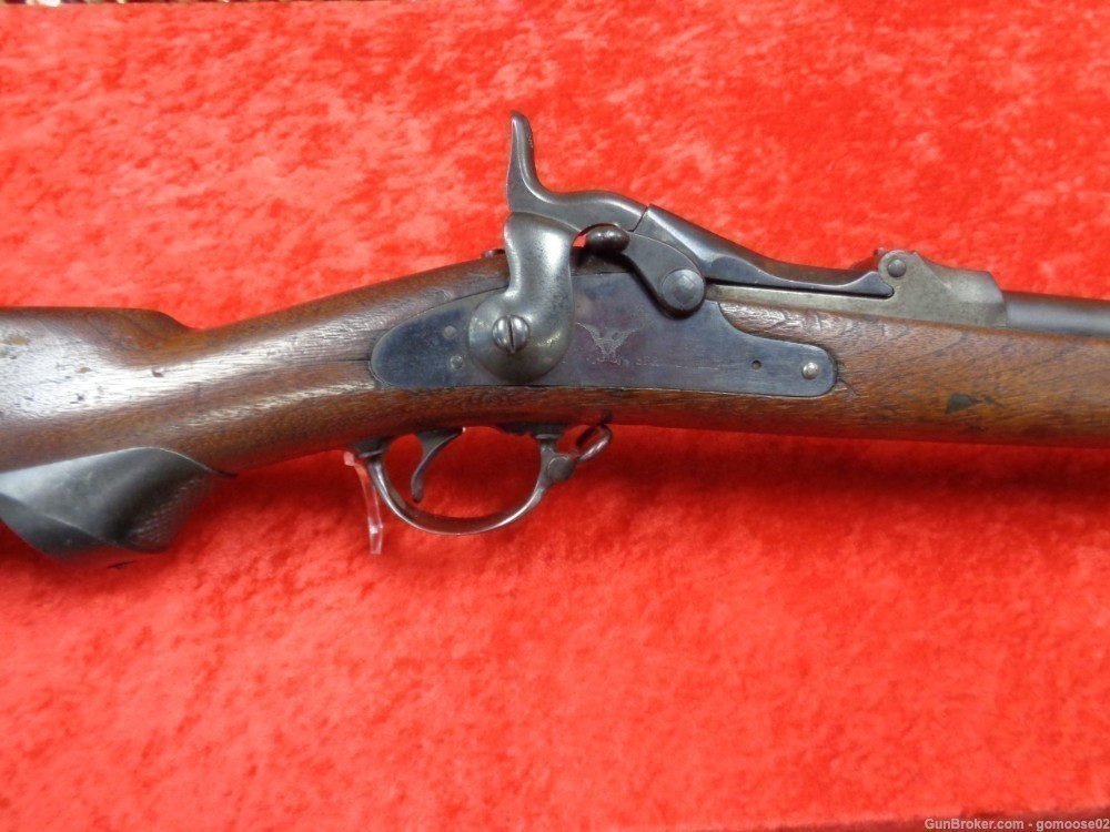 1890 US Springfield Model 1873 45/70 Govt Trapdoor Rifle ANTIQUE WE TRADE!-img-1