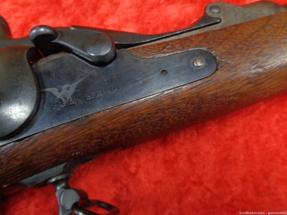 1890 US Springfield Model 1873 45/70 Govt Trapdoor Rifle ANTIQUE WE TRADE!-img-39