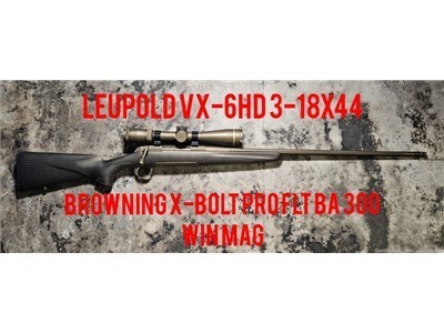 Beautiful Browning Xbolt pro flt BA 300 Luepold VX-6HD