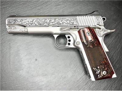 Kimber 1911 Custom Engraved Rising Eagle AA by Altamont .45ACP