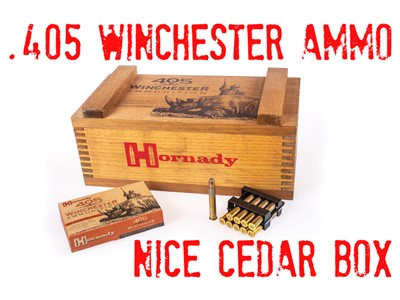 Hornady .405 Winchester 10 BOXES OF 20 Theodore Roosevelt Commemorative
