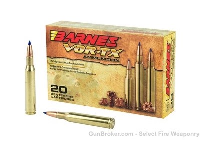 NIB Barnes .270 Winchester VOR-TX 130gr Tipped Triple Shock X 200rds
