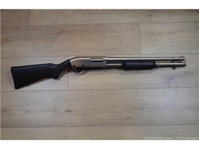 Remington 870 Marine Magnum 12 gauge 3" 18" w/ side saddle 