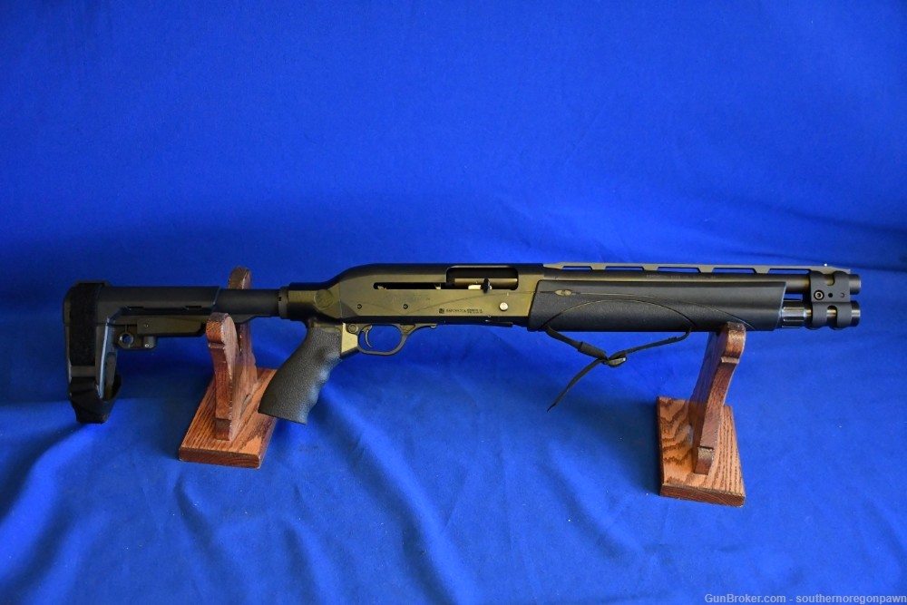 Remington Tac 13 V3 12ga 2.75" or 3" pistol shotgun with adjustable SB brac-img-0