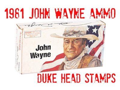 Winchester RARE JOHN WAYNE AMMO 19 Rounds of 32-40 from 1981 The Duke