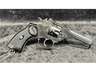 Webley Model Mark IV .38 S&W 4" SA/DA Revolver 