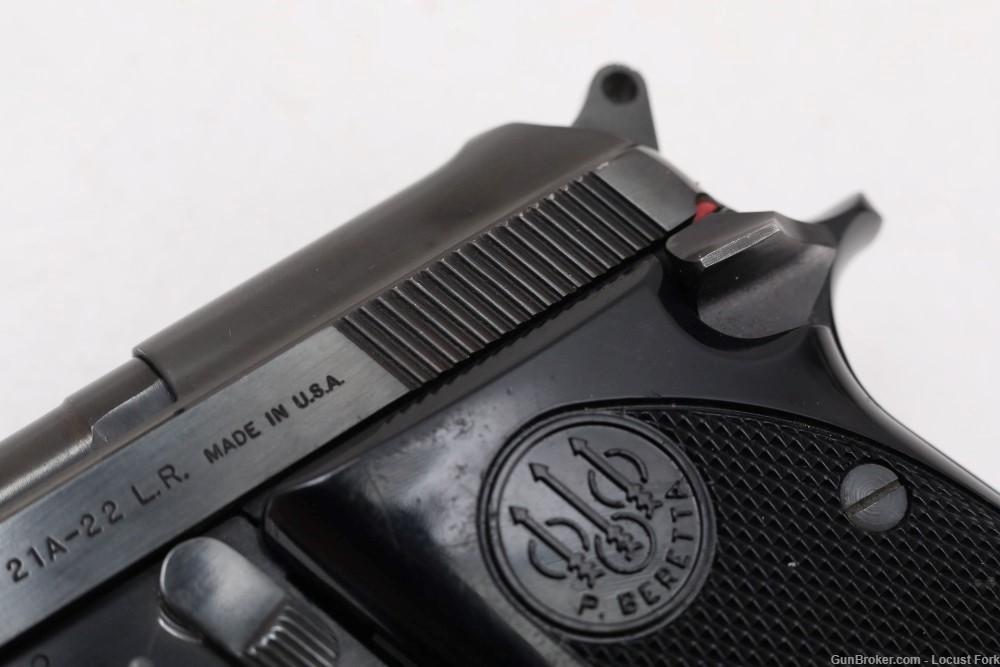 Beretta 21A .22LR 2.4" SA/DA Tip-Up SA Pistol Conceal Carry NO RESERVE!-img-5