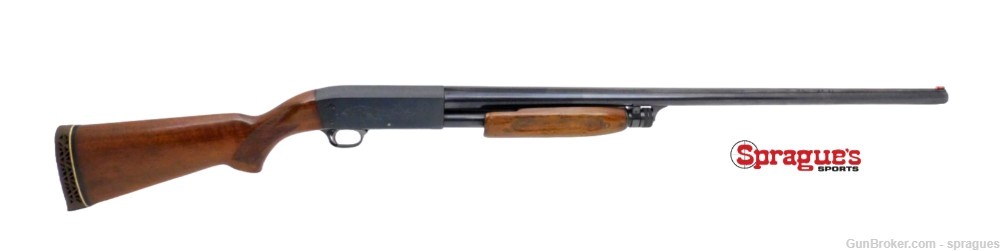 Ithaca 37R Featherlight Pump Action Shotgun 30" Solid Rib FULL 12 GA -img-0