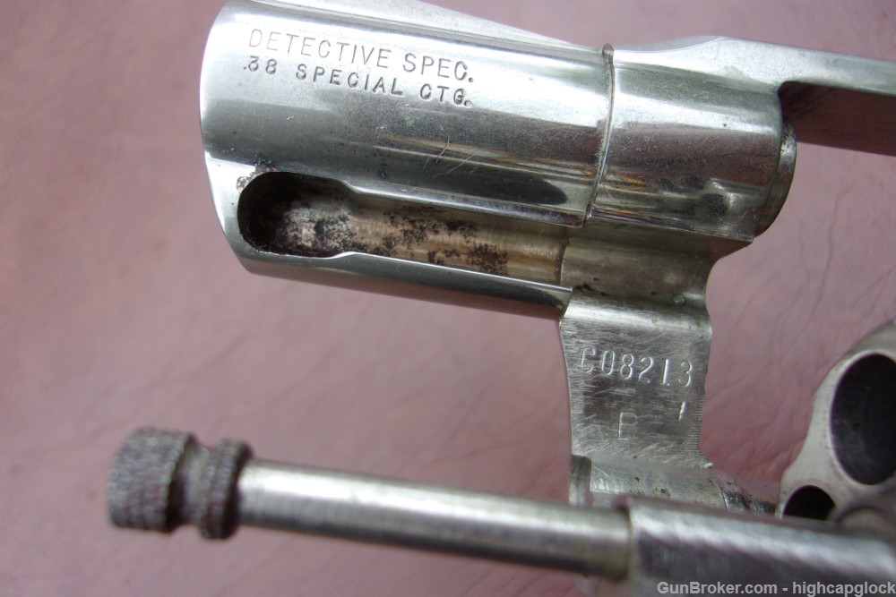 Colt Detective Special .38 Spcl 2" Nickel Revolver 1972 NICE Gun $1START-img-17