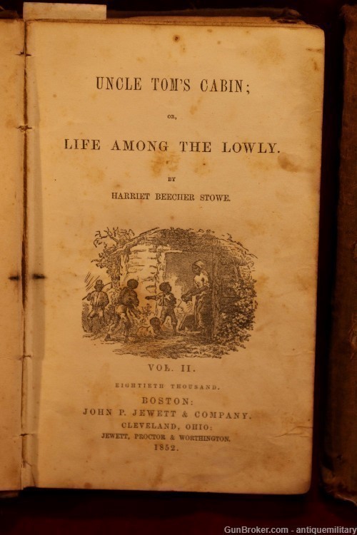 Uncle Tom's Cabin - 1852 Original First Publication - H.B. Stowe-img-2