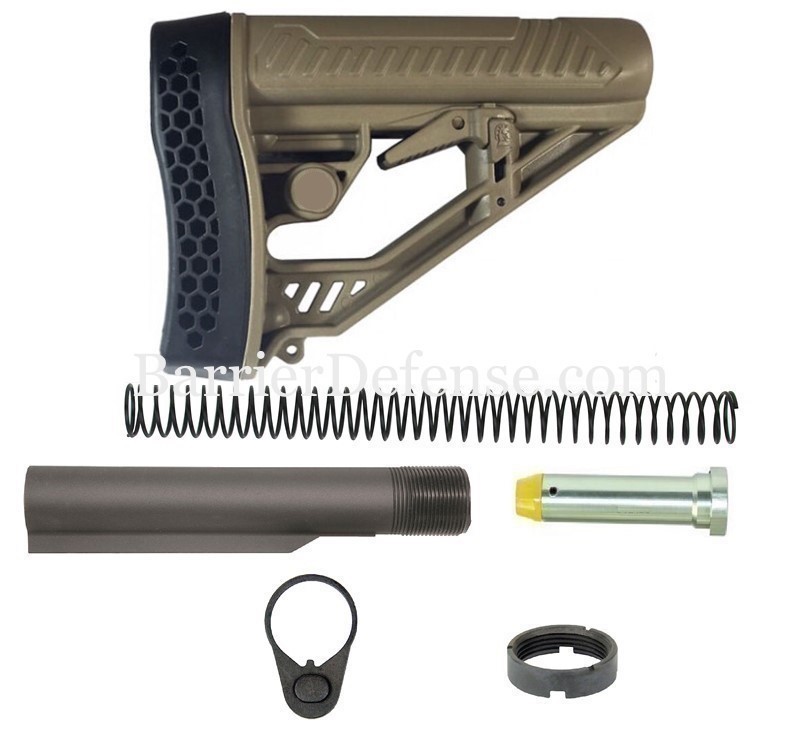 FDE BarDef Aggressive Combat AR15 T6 6 Position Stock Kit AR-15 ACE-img-0