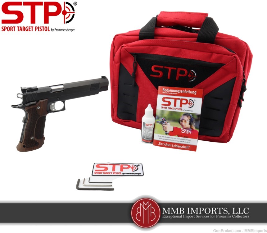 100% German Made: STP TM (Target Master) 6.0 9x19 Target Pistol-img-8