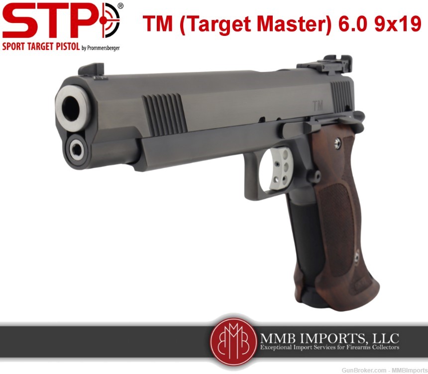 100% German Made: STP TM (Target Master) 6.0 9x19 Target Pistol-img-0
