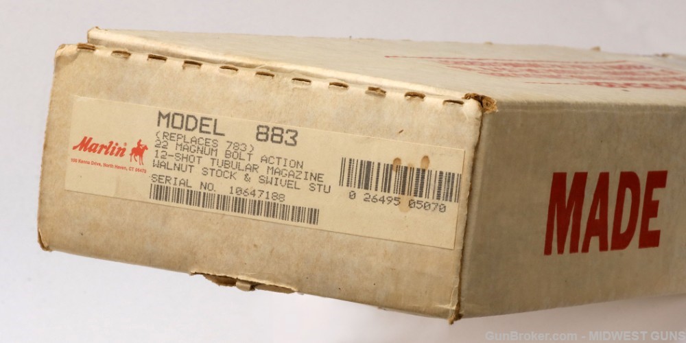 Marlin Model 883 .22Mag  Bolt Action Rifle  In The Box  1990-img-14