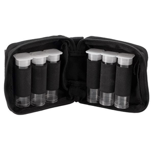 Winchester 6 Choke Tube Zip-Up Holder Black Nylon Pouch & Protective Vials-img-0