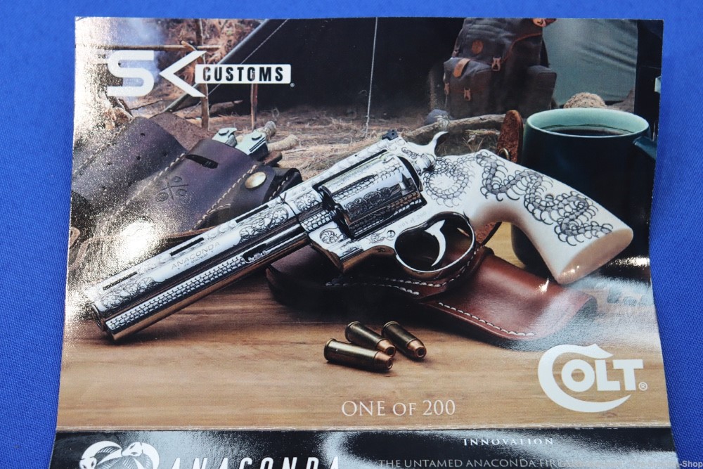 Colt ANACONDA Revolver Untamed Series 44MAG Engraved Stainless 1 of 200 NEW-img-33