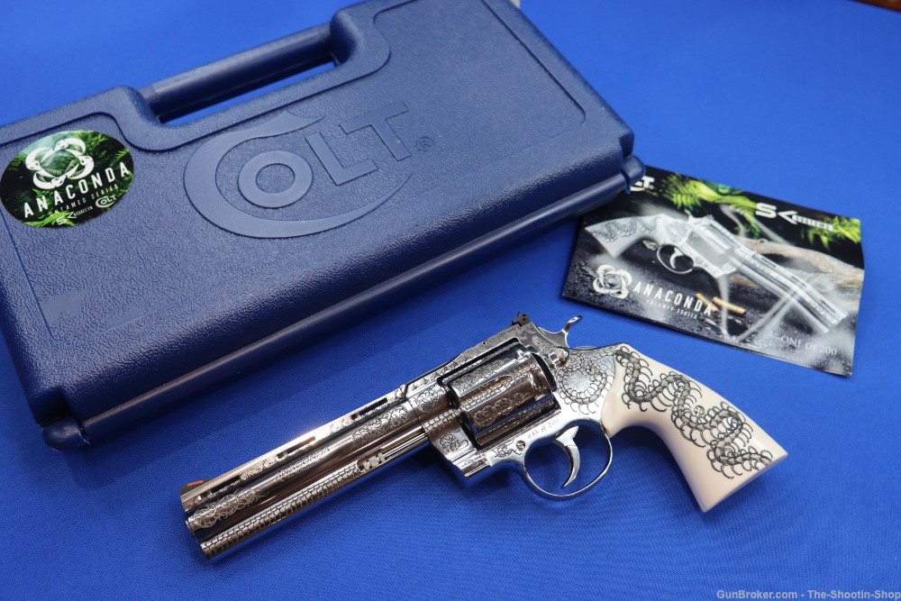 Colt ANACONDA Revolver Untamed Series 44MAG Engraved Stainless 1 of 200 NEW-img-0