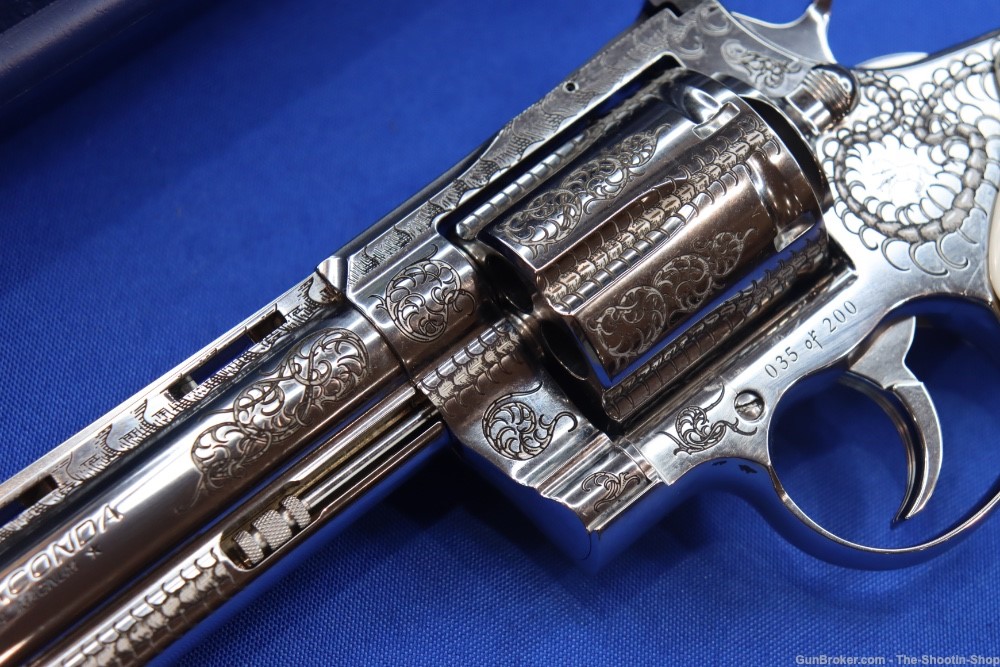 Colt ANACONDA Revolver Untamed Series 44MAG Engraved Stainless 1 of 200 NEW-img-4