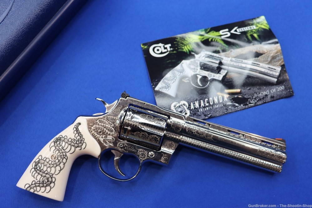 Colt ANACONDA Revolver Untamed Series 44MAG Engraved Stainless 1 of 200 NEW-img-31