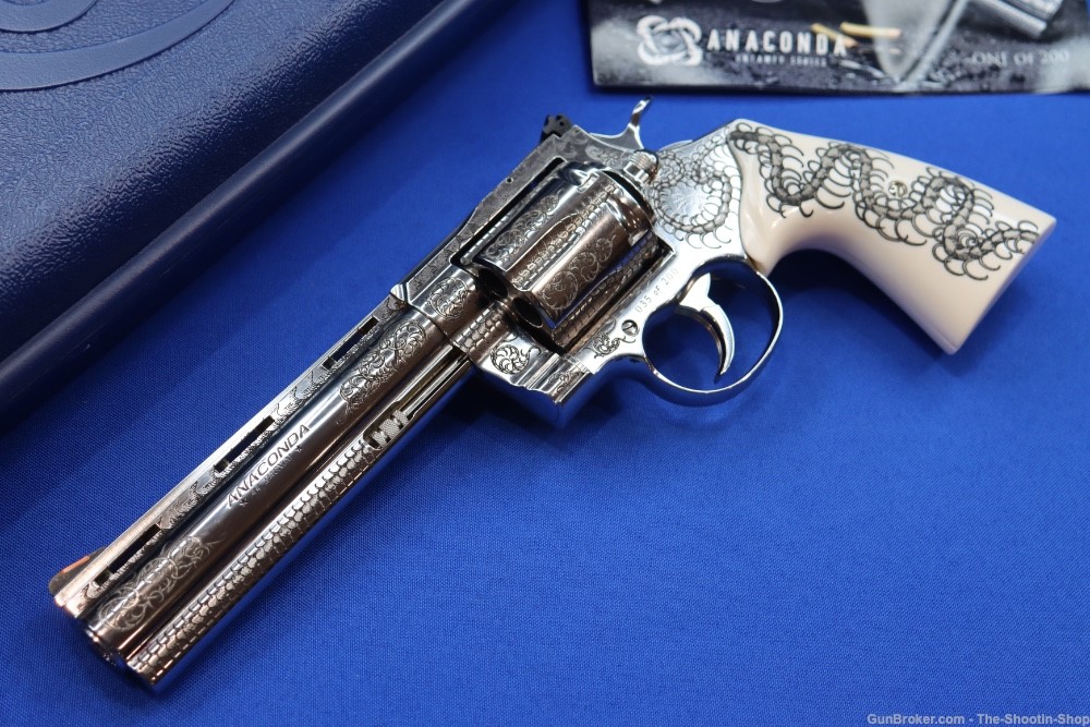 Colt ANACONDA Revolver Untamed Series 44MAG Engraved Stainless 1 of 200 NEW-img-1