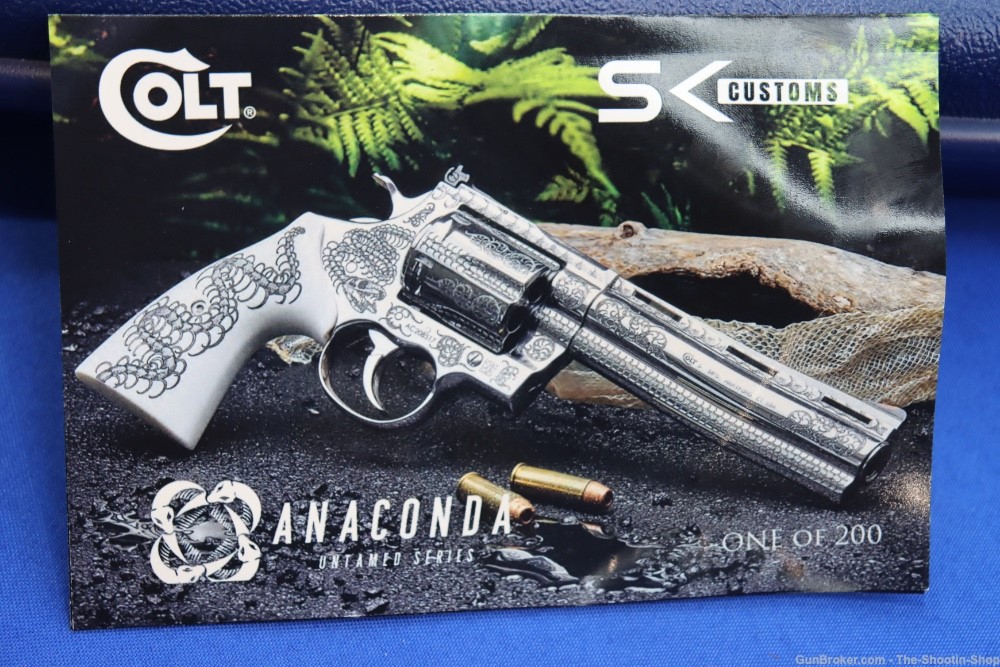 Colt ANACONDA Revolver Untamed Series 44MAG Engraved Stainless 1 of 200 NEW-img-32