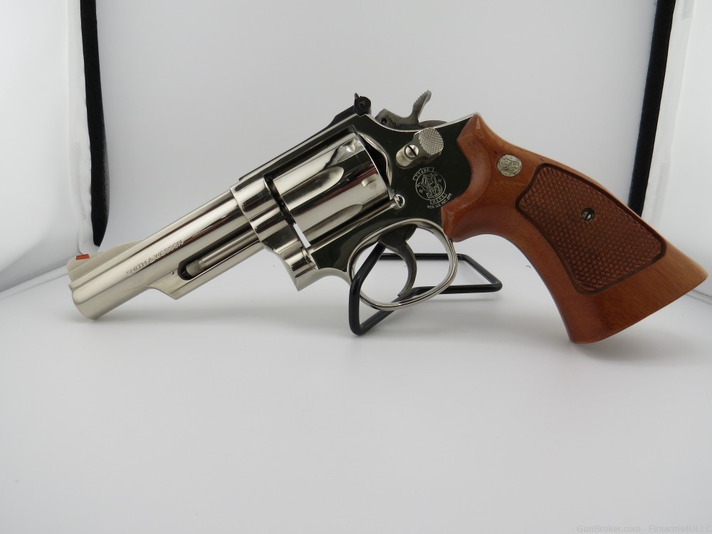 Smith & Wesson Model 19-5, .357Mag - 4" BL - Nickle Plated  *NO RESERVE*-img-12