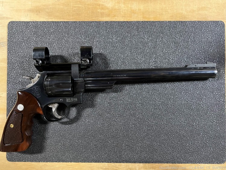 USED Smith & Wesson 29-3 10 5/8 inch Barrel .44Mag Revolver w/ Weaver 1" -img-0