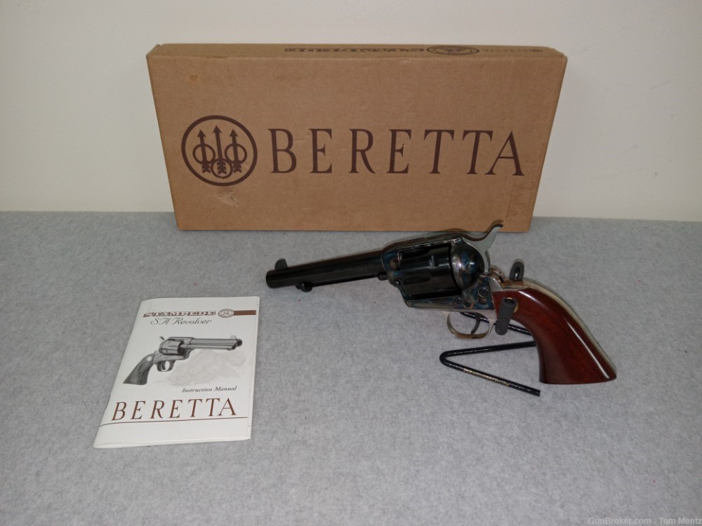 Beretta A. Uberti Stampede 4442 Revolver, 45LC, 5.6" Barrel, Original Box-img-0