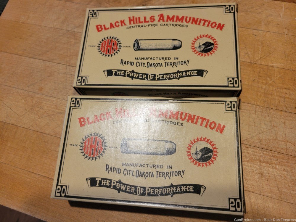 Black Hills 38-55 caliber ammo 40 rounds 2 boxes Factory 255 grain lead-img-0