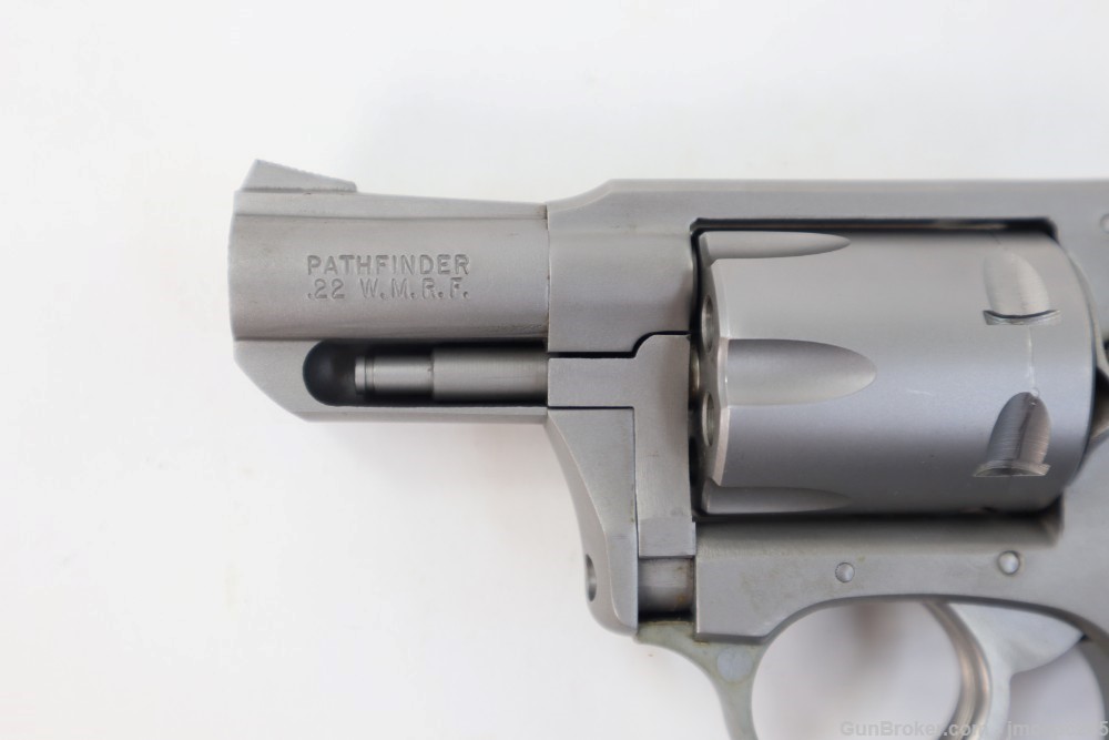 Nice Stainless Charter Arms Pathfinder .22 Magnum Revolver W/ Box 2" Barrel-img-11