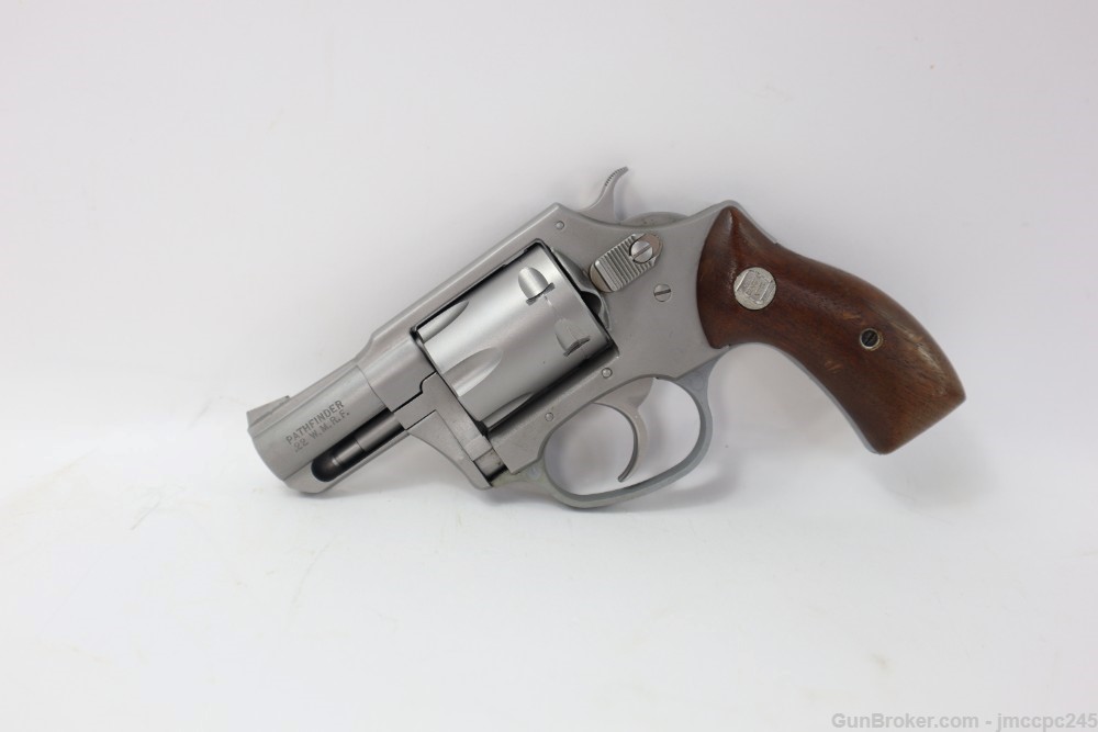 Nice Stainless Charter Arms Pathfinder .22 Magnum Revolver W/ Box 2" Barrel-img-4