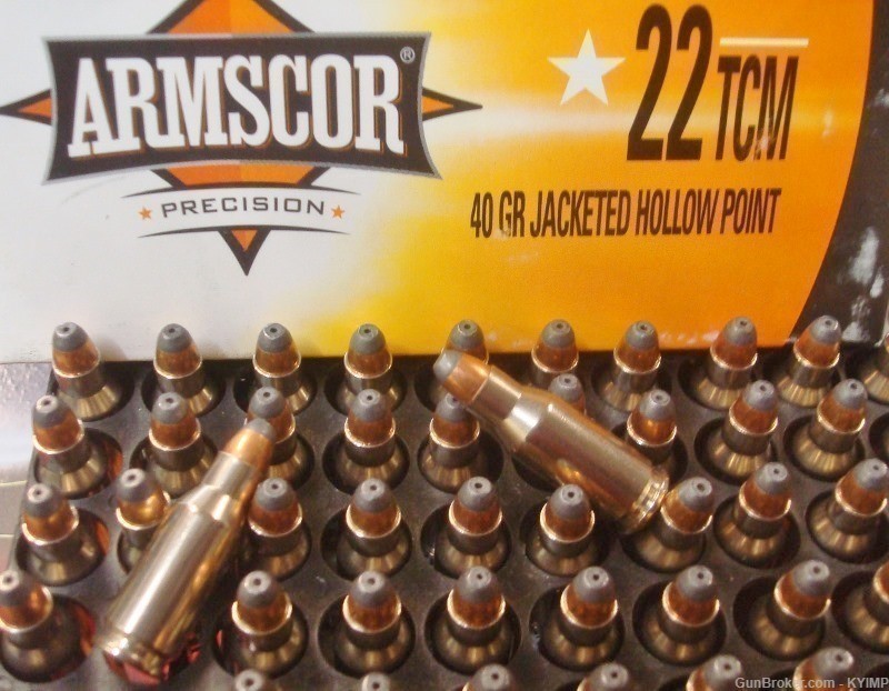 200 Armscor 22 TCM 40 grain JHP New ammunition 50326-img-3