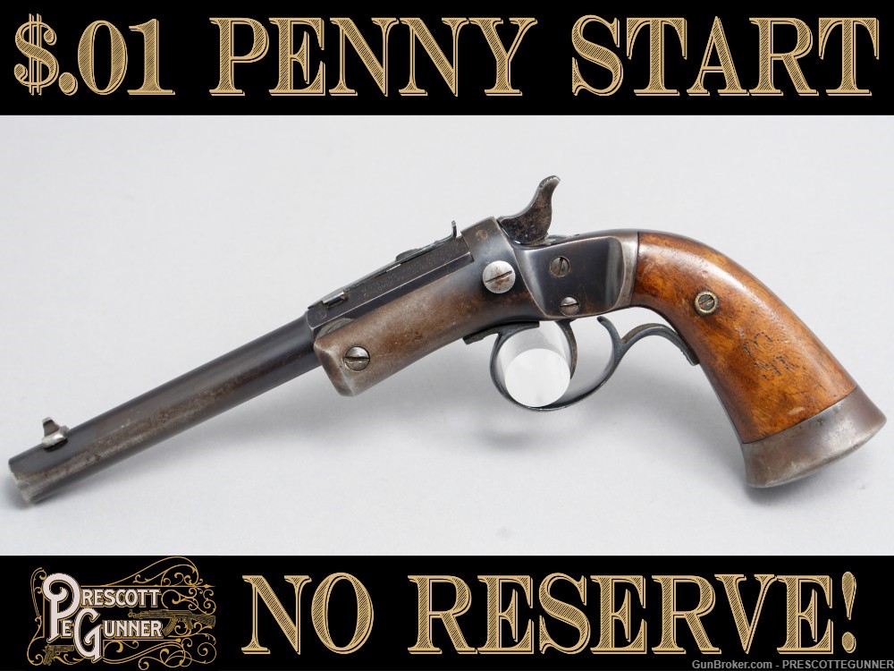 Stevens Offhand Target No 35 .22 LR Vintage C&R Eligible! Penny $.01NR-img-0