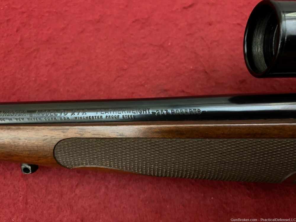 Near Mint Winchester Model 70 XTR Featherweight .257 Roberts made in 1981-img-75