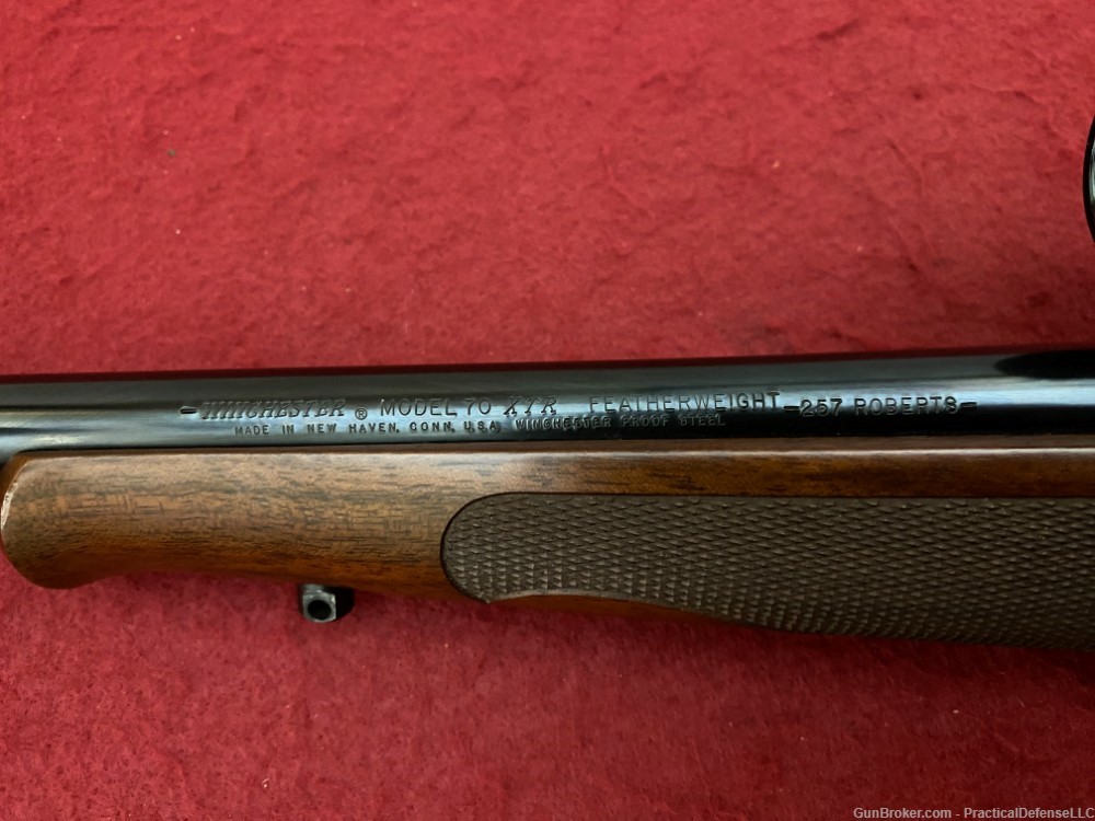 Near Mint Winchester Model 70 XTR Featherweight .257 Roberts made in 1981-img-76