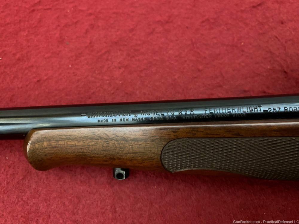 Near Mint Winchester Model 70 XTR Featherweight .257 Roberts made in 1981-img-78