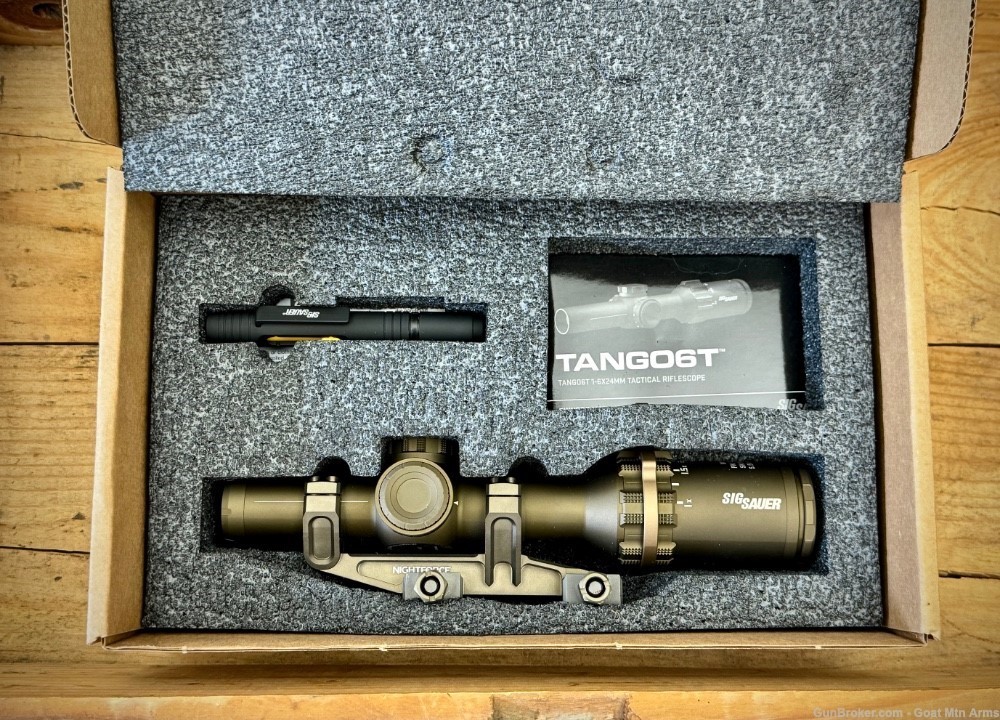 PENNY START: Sig Sauer Tango 6T 1-6x24 30mm MRAD DWLR-5.56 Illuminated LNIB-img-0