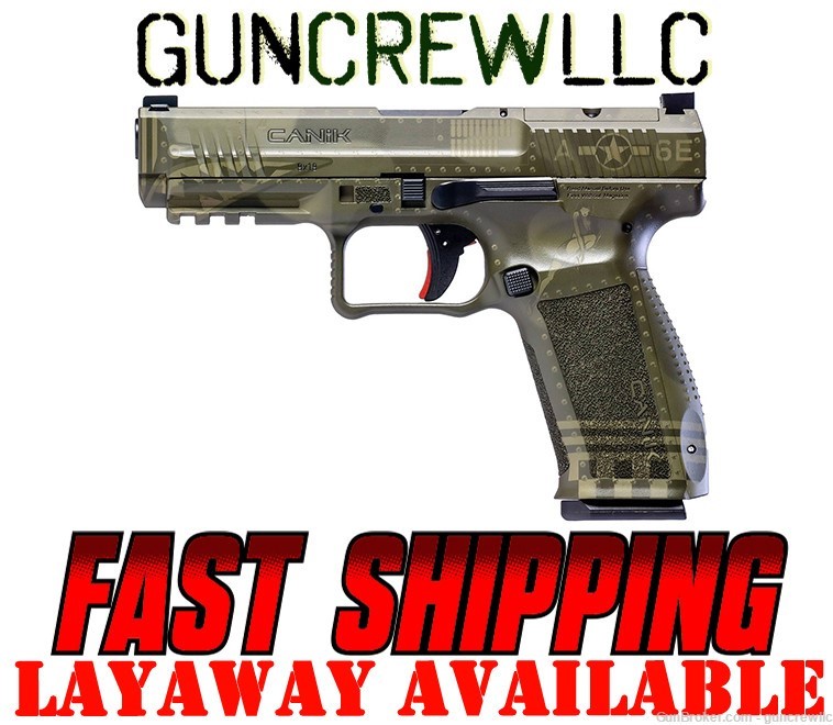 Canik METE SFT Green Bomber 9mm Luger Optic Ready 4.5" HG5636GNB-N Layaway-img-0