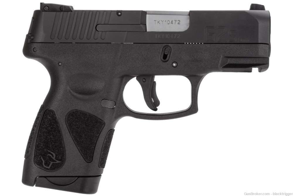 Taurus 1G2S931 G2S 9mm 7+1 3.26" Black Steel Slide Polymer Frame Grip Rail -img-1