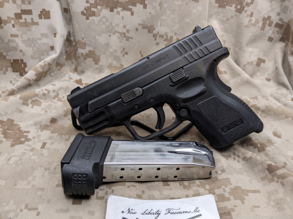 Springfield Armory XD-40 Subcompact .40S&W Pistol USED Good 1-12rd Mag-img-2