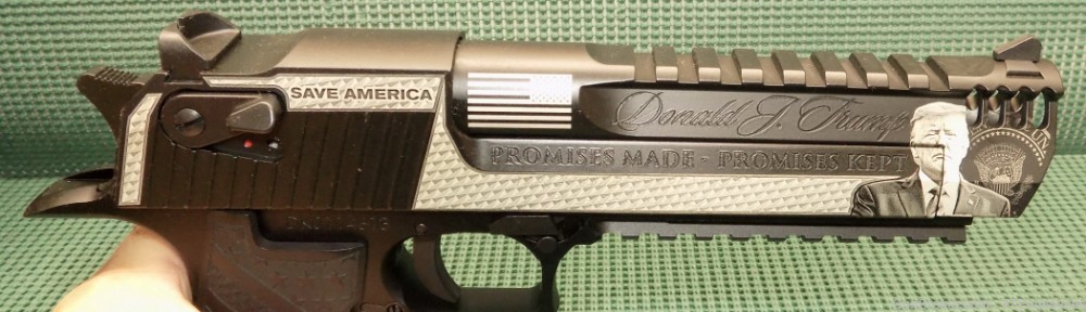 Desert Eagle Trump Promise 50AE #DE50TPR Limited Edition New FREE SHIP-img-1