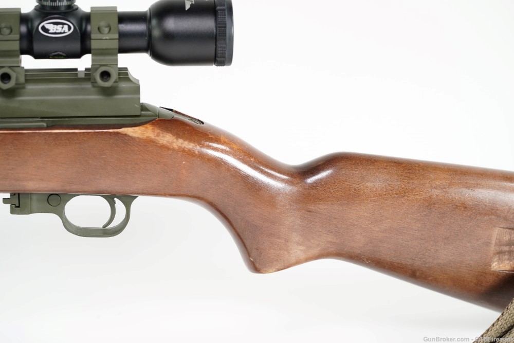 Universal M1 Carbine .30 Carbine Green with BSA 4x30 Scope-img-5