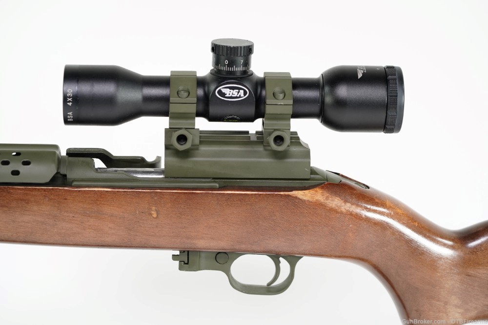 Universal M1 Carbine .30 Carbine Green with BSA 4x30 Scope-img-3
