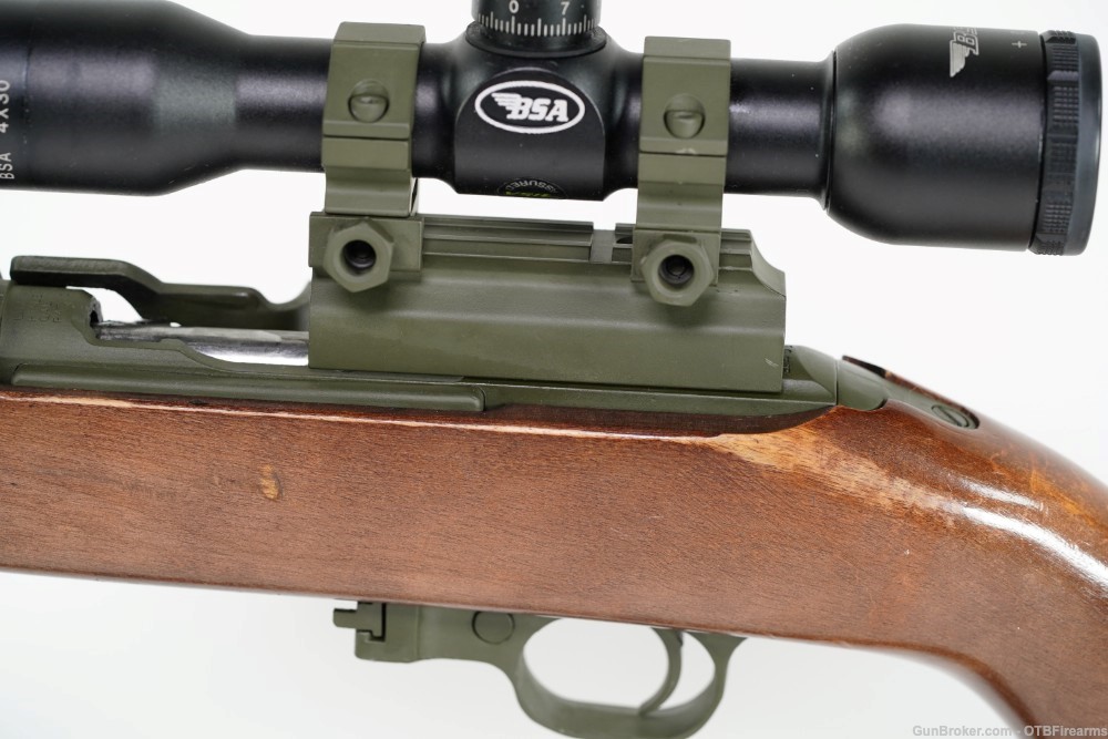 Universal M1 Carbine .30 Carbine Green with BSA 4x30 Scope-img-7