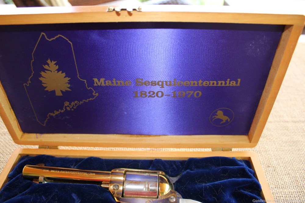 Colt Frontier Scout Maine Sesquicentinnial 1820-1970 22LR In Box!!-img-1