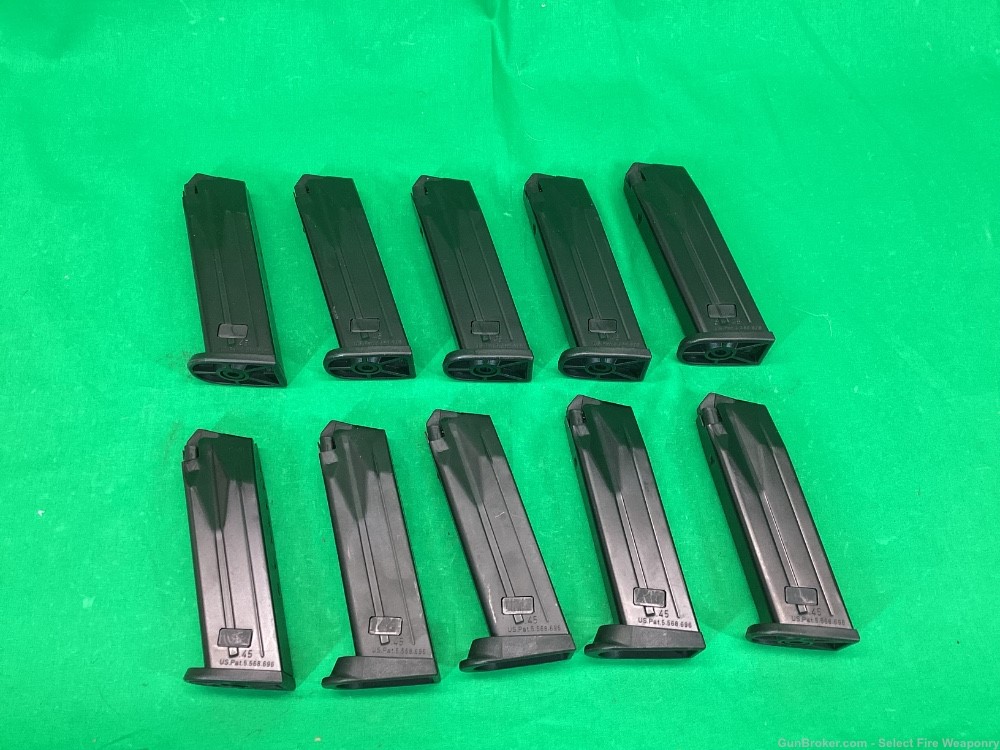 H&K USP 45 10rd Magazine 10 pack Heckler and Koch .45ACP Mags-img-0